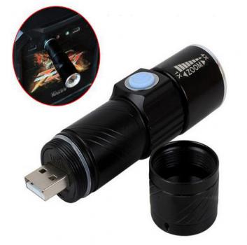 kompakte USB Taschenlampe - sehr klein & lichtstark