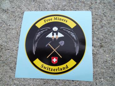 Free-Miners Aufkleber  Sticker